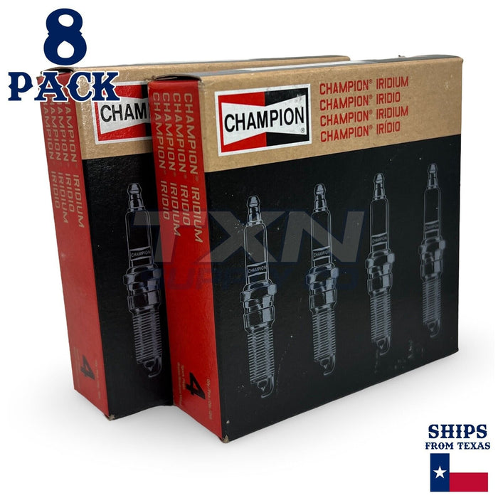 Champion 9410 Iridium Spark Plugs REA12WMPB4  - 8 Pack