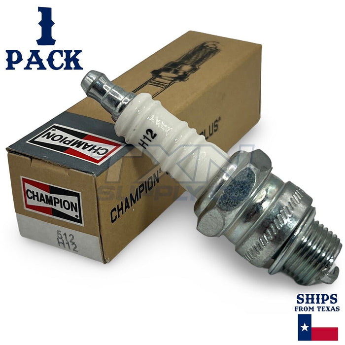 Champion 512 Copper Plus Spark Plug H12 - 1 Pack