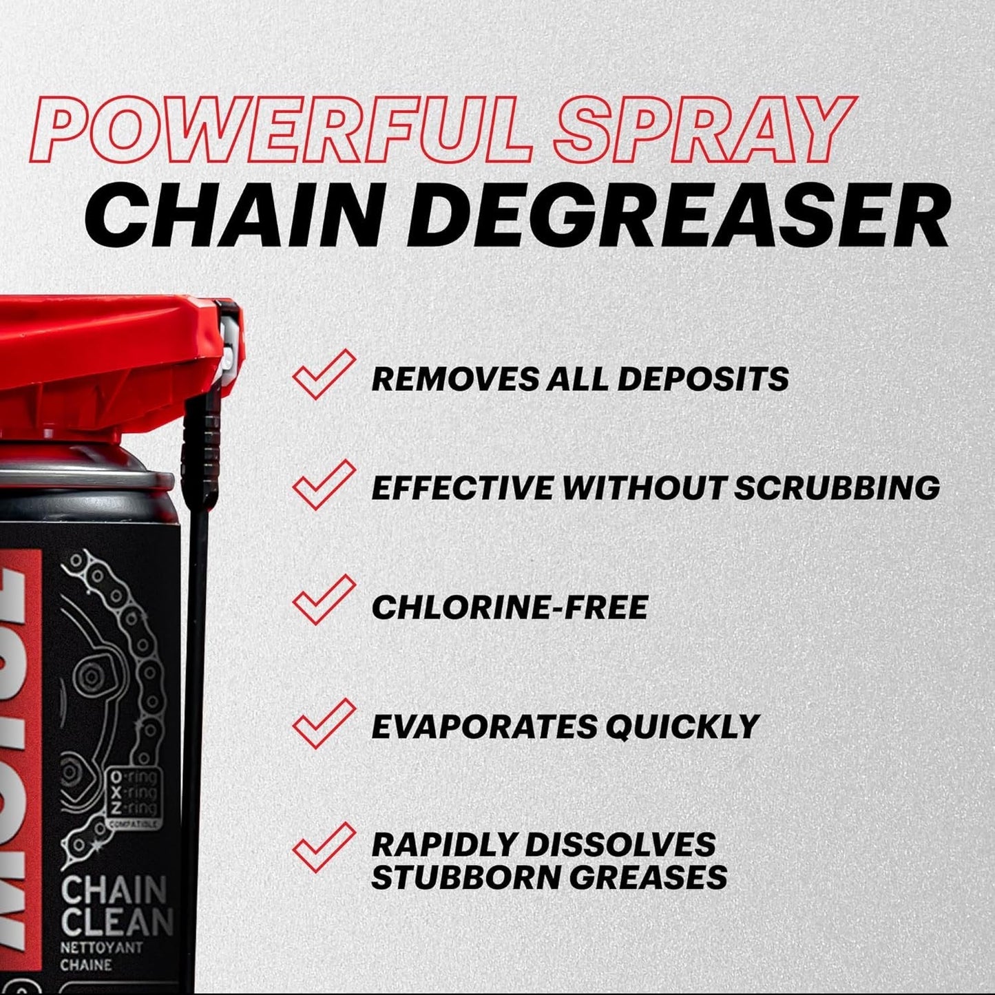 Motul MC Care C1 Chain Cleaner 9.8oz 0.400L Spray 103243 - 2 Pack