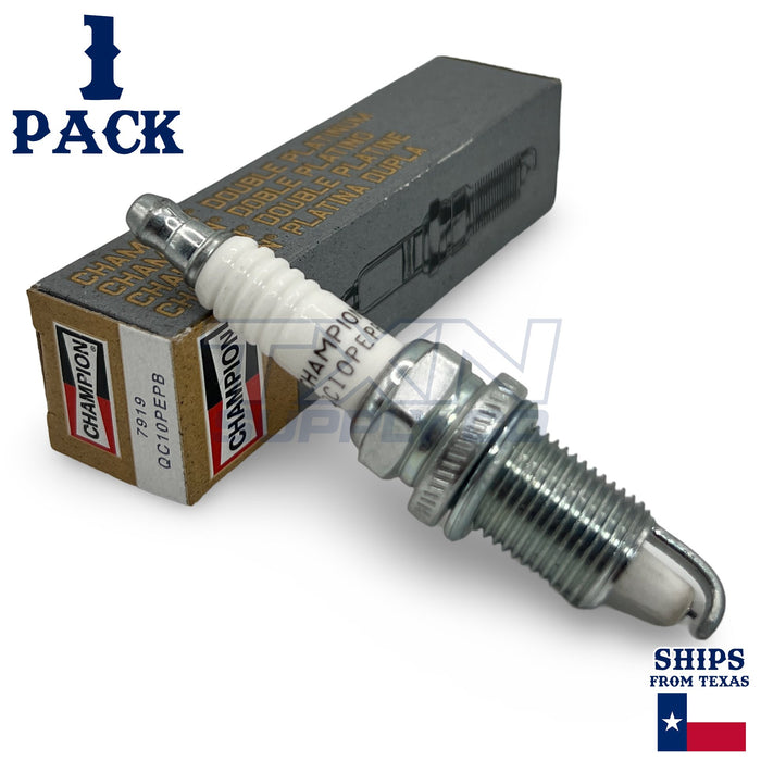 Champion Double Platinum Power 7919 Spark Plug (Carton of 1) - QC10PEPB