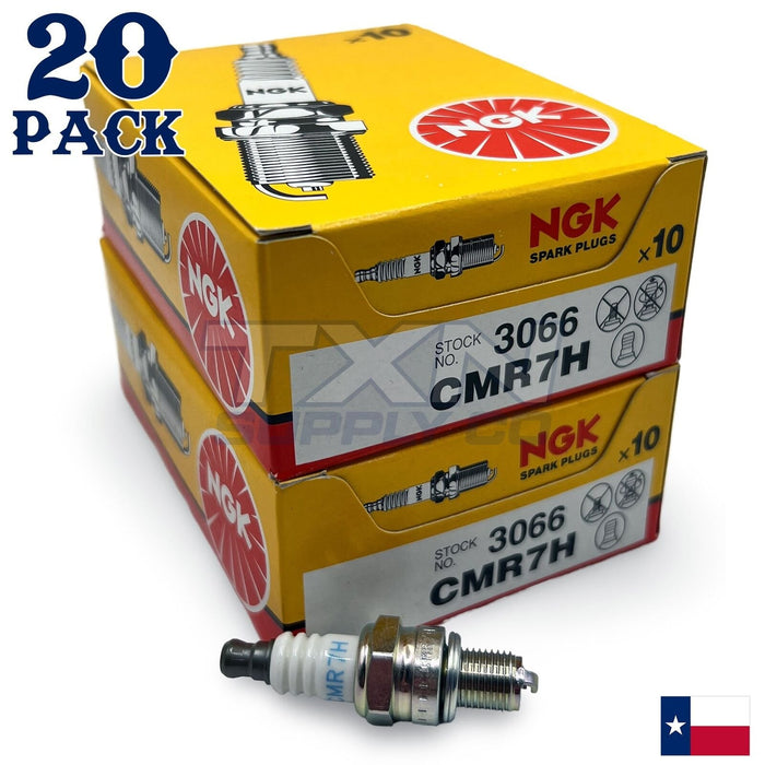 NGK 3066 Spark Plug CMR7H - 20 Spark Plugs