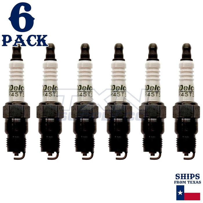 6 Pack Genuine GM ACDelco Spark Plugs CR45TS ps