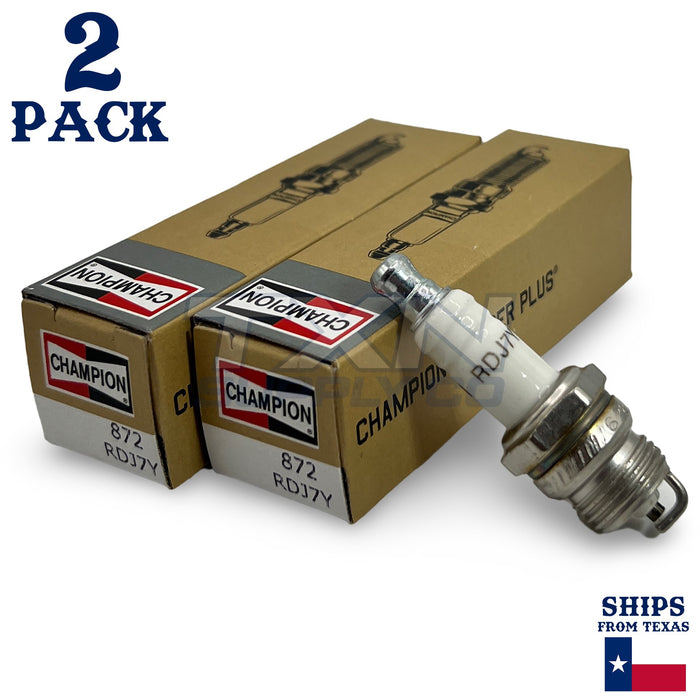 Champion 872 Copper Plus Spark Plug RDJ7Y - 2 Pack