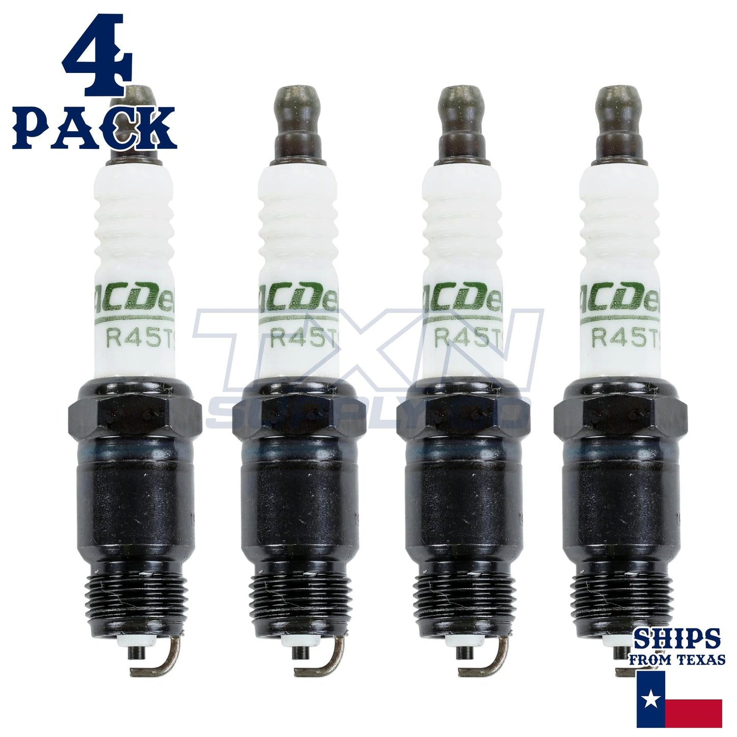 ACDelco R45TS Copper Spark Plug - 4 Pack - 19354415 GM OEM