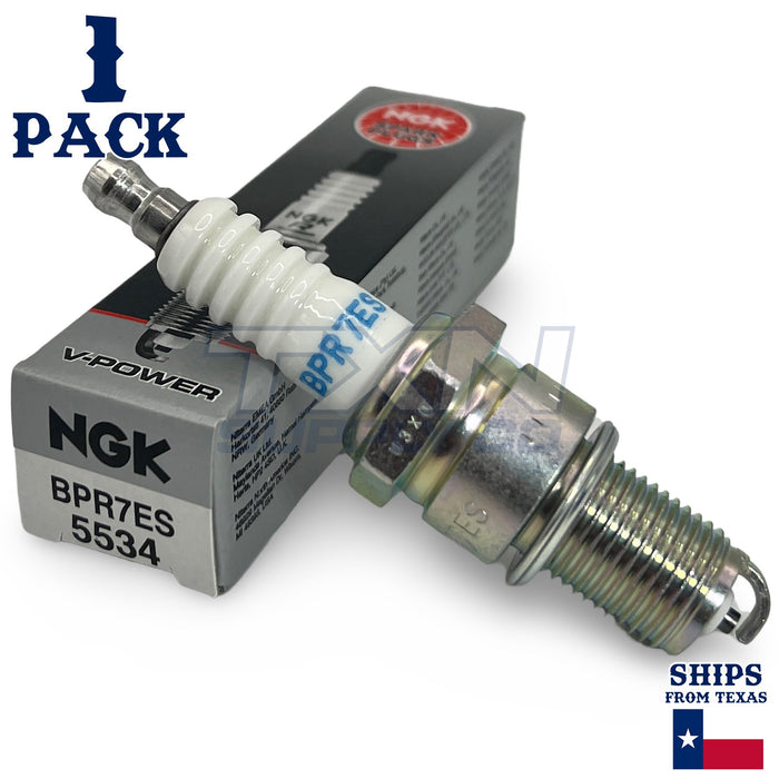 NGK 5534 V-Power Spark Plugs BPR7ES - 1 Pack