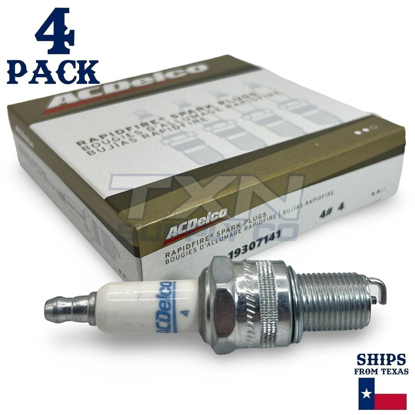 4 Pack ACDelco Platinum Spark Plugs 1997-2000 for Ford Econovan 2.0L ps