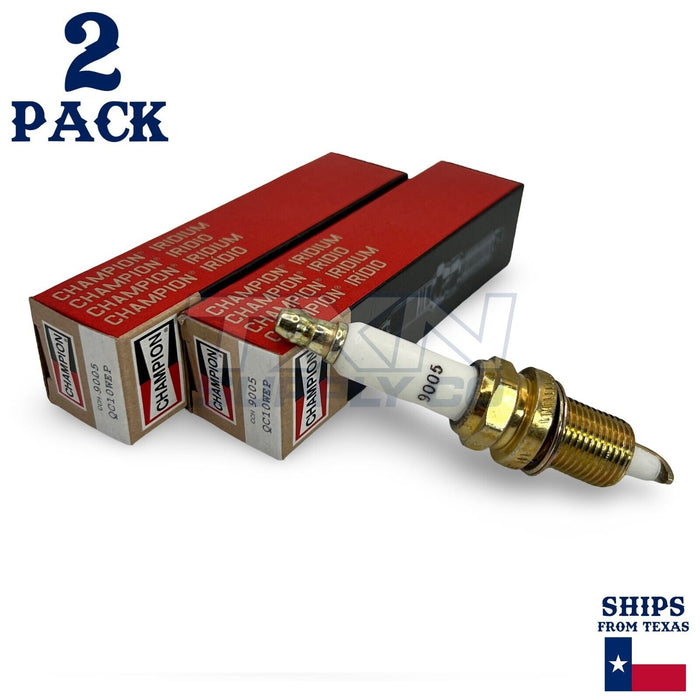 Champion Iridium 9005 Spark Plug Iridium QC10WEP - 2 Pack