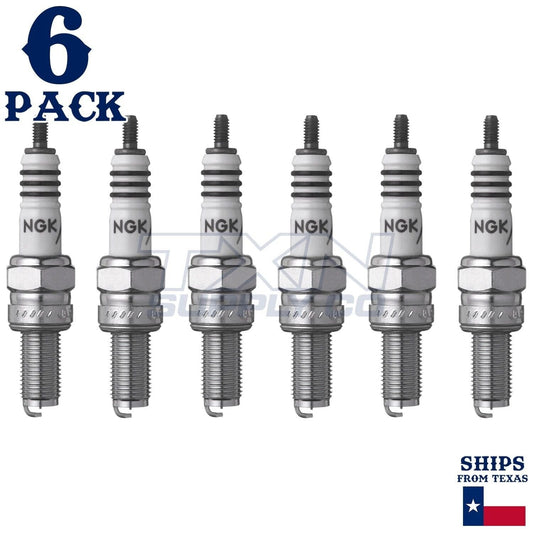 6 Pack NGK Iridium IX 3521 Spark Plugs CR9EIX ps