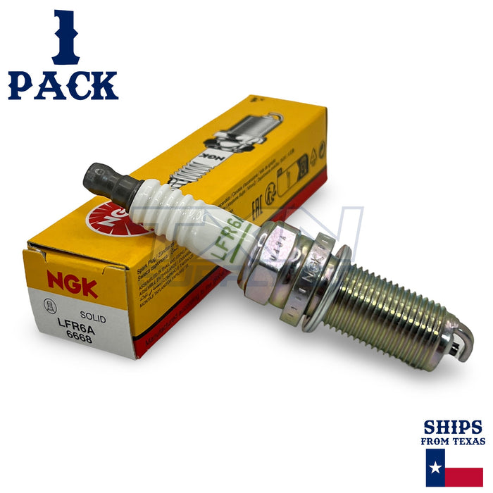 NGK (6668) LFR6A Standard Spark Plug, Pack of 1