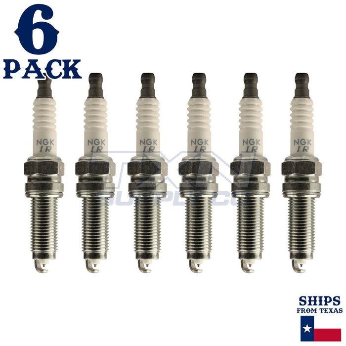 6 Pack NGK V-Power 7751 Spark Plugs ILZKR7B11 ps