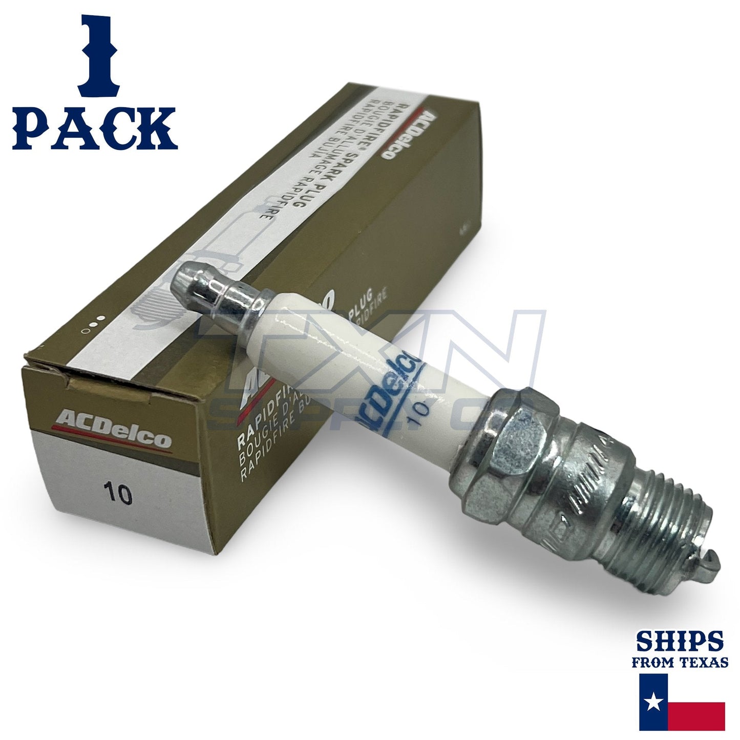 1 Pack GM ACDelco #10 RAPIDFIRE Platinum Spark Plug 19298364