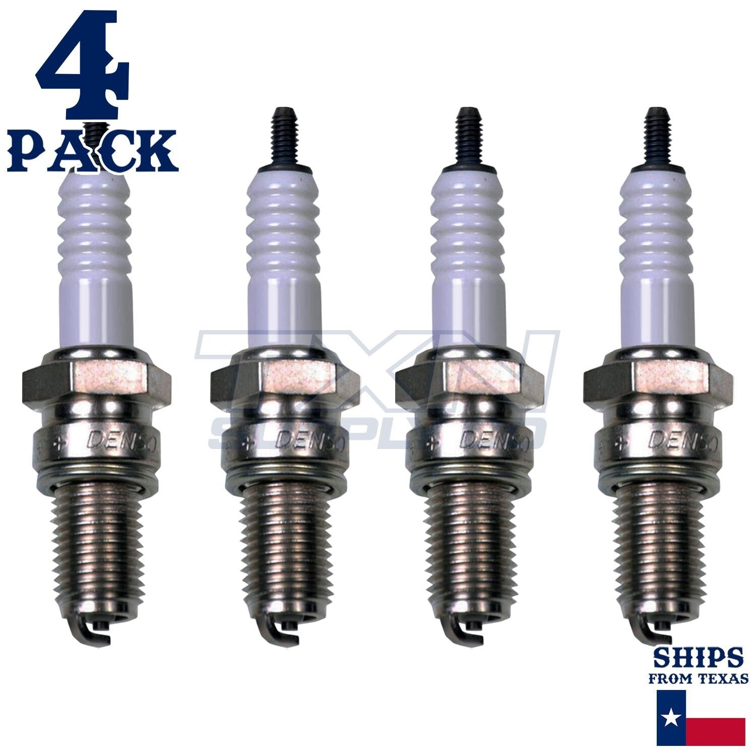 4 Pack Denso 4101 U-Groove Spark Plugs X24ESR-U ps