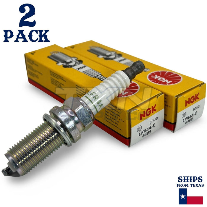 NGK 6499 Spark Plugs LFR4A-E - 2 Pack