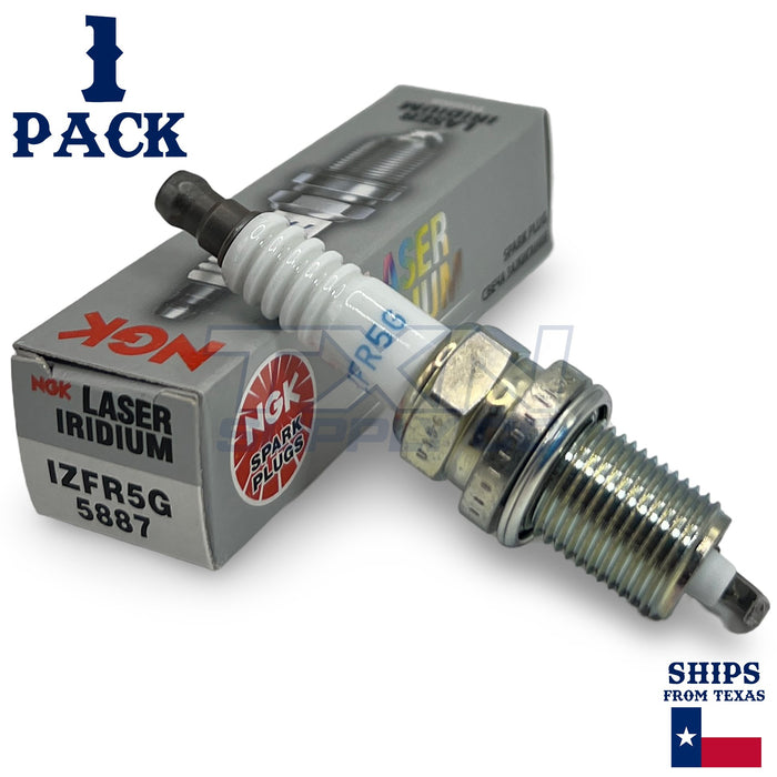 NGK 5887 Laser Iridium Spark Plugs IZFR5G - 1 Pack