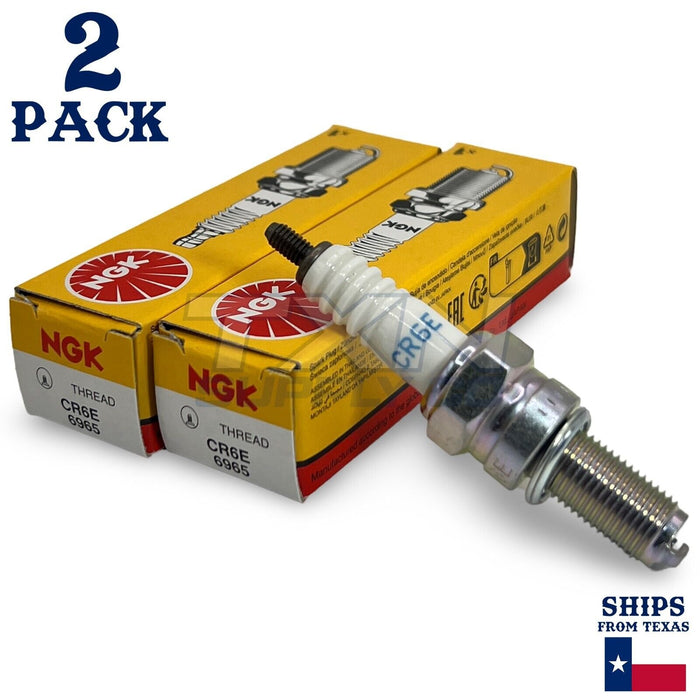 NGK 6965 Spark Plugs CR6E - 2 Pack