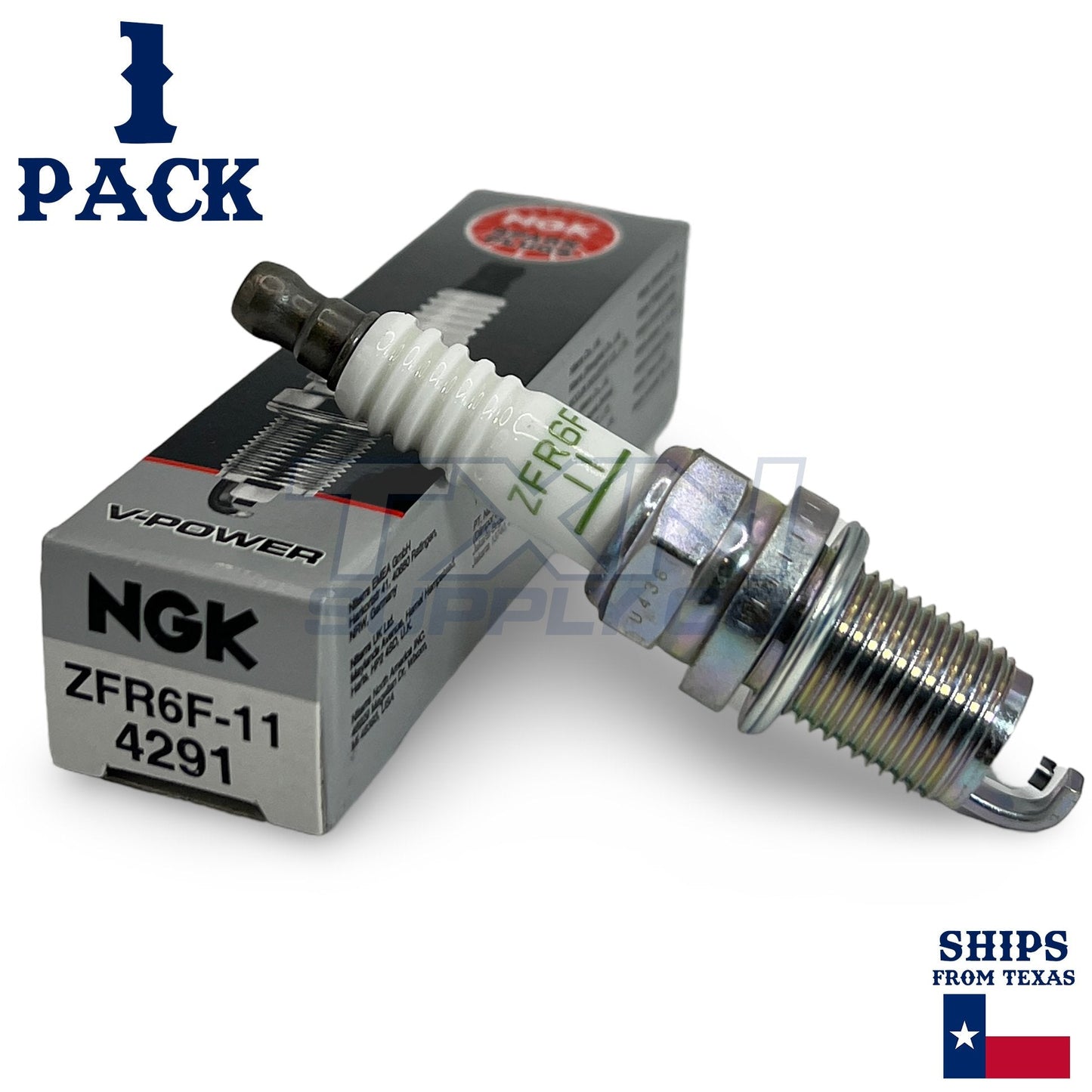 1 Pack NGK V-Power 4291 Spark Plugs ZFR6F-11 ps
