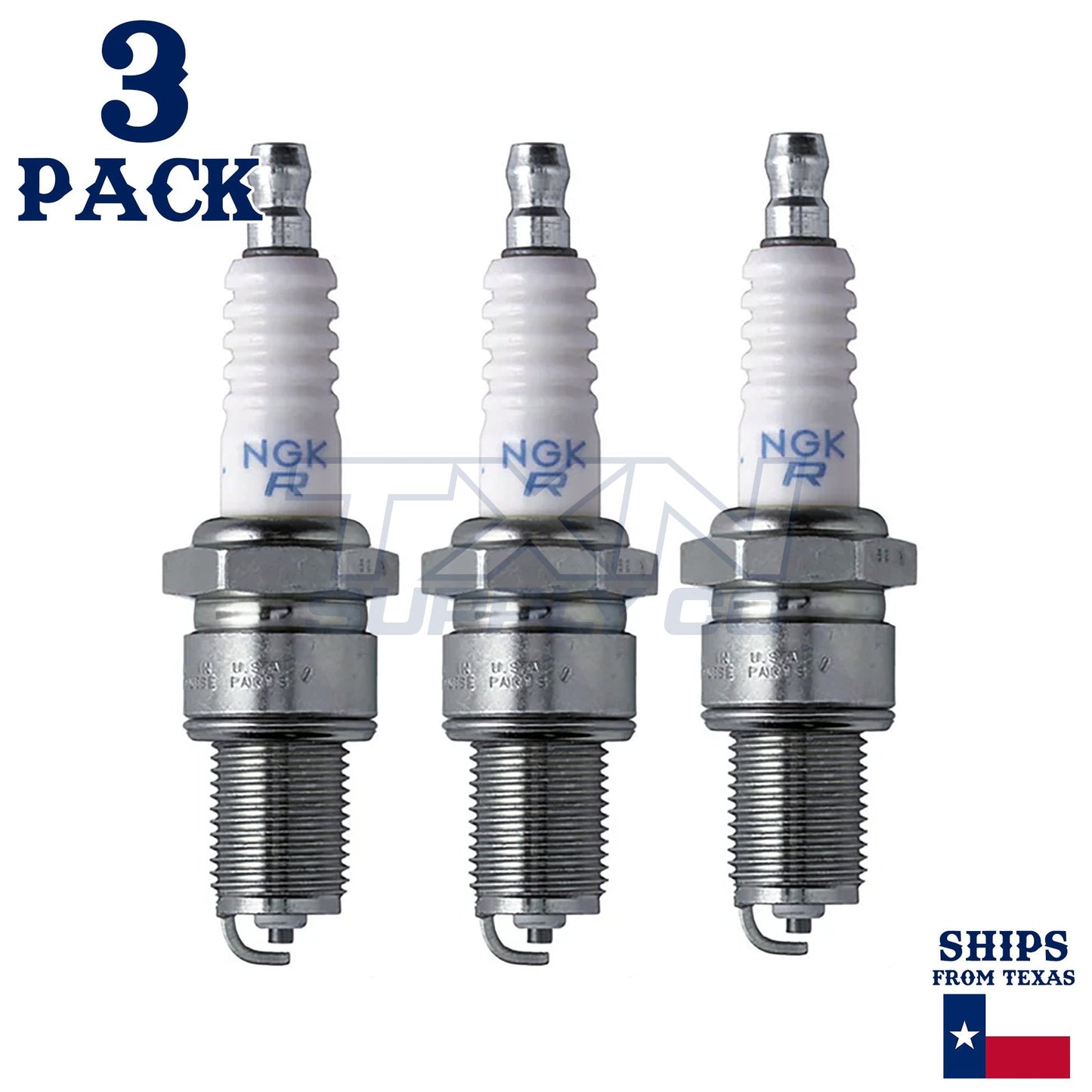 3 NGK Spark Plugs - For Yamaha Waverunner FX140 / CRUISER Watercraft