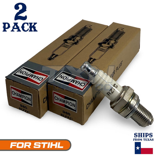 2 Pack Champion Spark Plug - For STIHL FS 480 Trimmer Cutter
