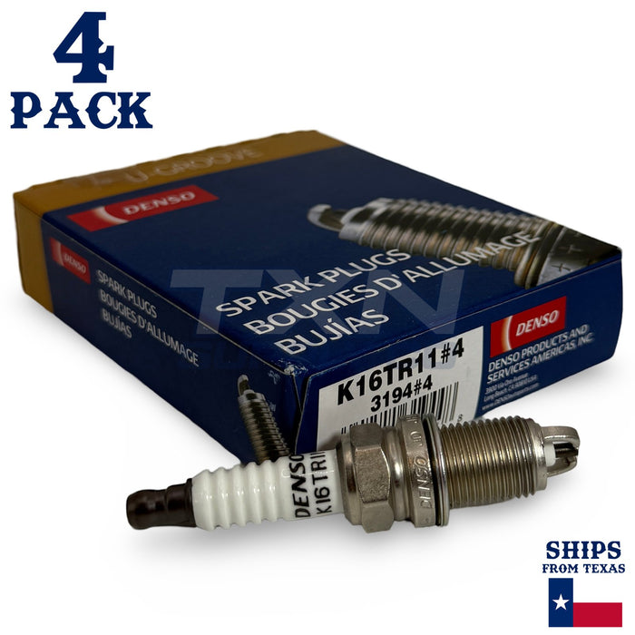 4 Pack DENSO 3194 Standard Spark Plugs for K16TR11 94859009 94856823