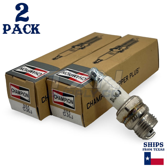 Champion 851 Copper Plus Spark Plug DJ6J - 2 Pack