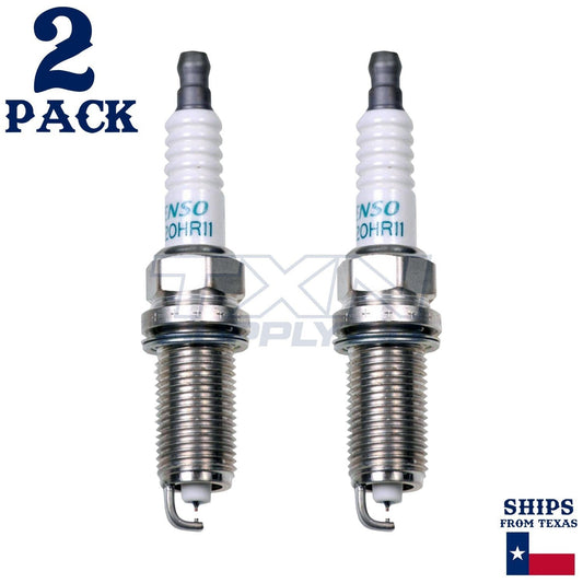 2 Pack Denso 3450 Iridium Long Life Spark Plugs FK16HR-11 ps