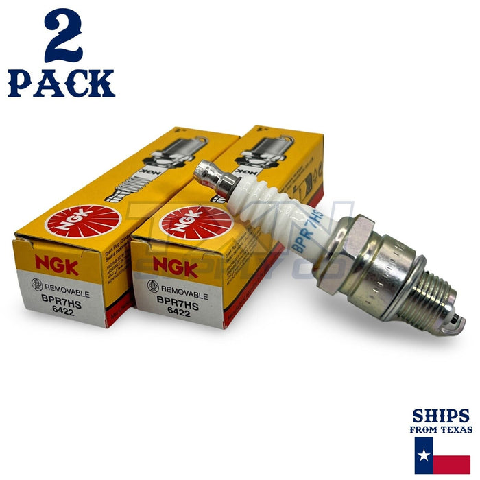 Genuine OEM NGK BPR7HS (6422) Spark Plug - 2 Pack