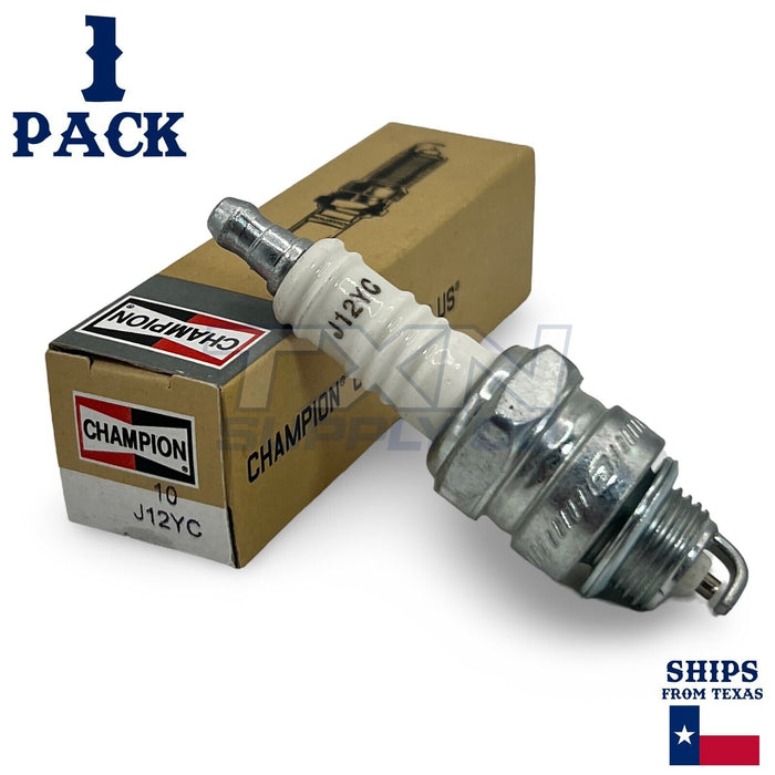 Champion 10 Copper Plus Spark Plug J12YC - 1 Pack