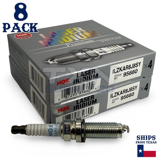 8 Pack NGK 95660 Spark Plugs ILZKAR8J8SY ps