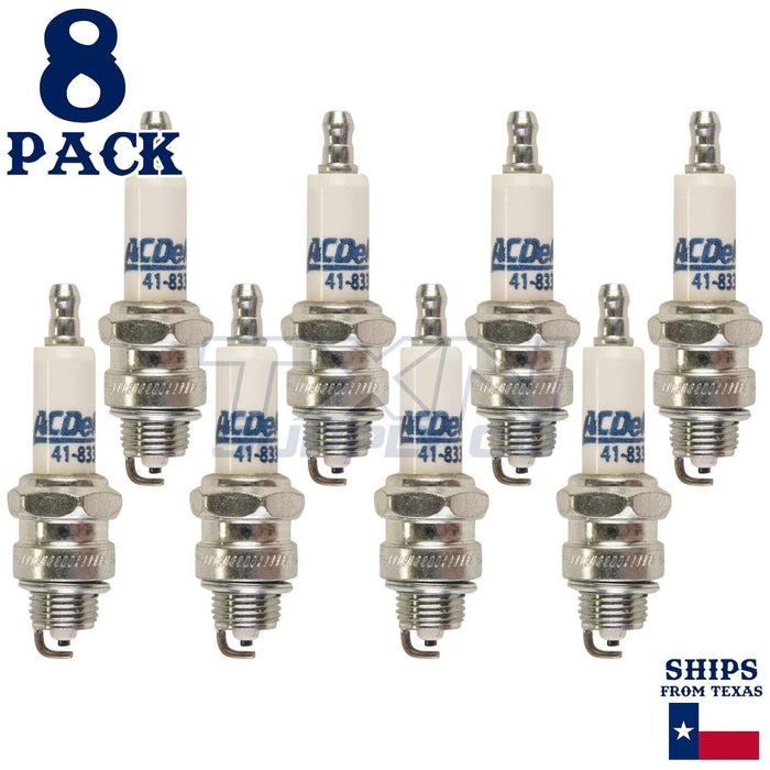 8 Pack Genuine GM ACDelco 41-833 Double Platinum Spark Plugs 19313643 ps