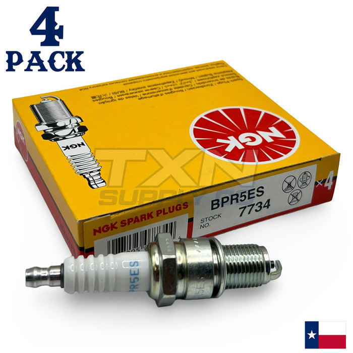NGK BPR5ES Spark Plug 7734 - 4 Pack