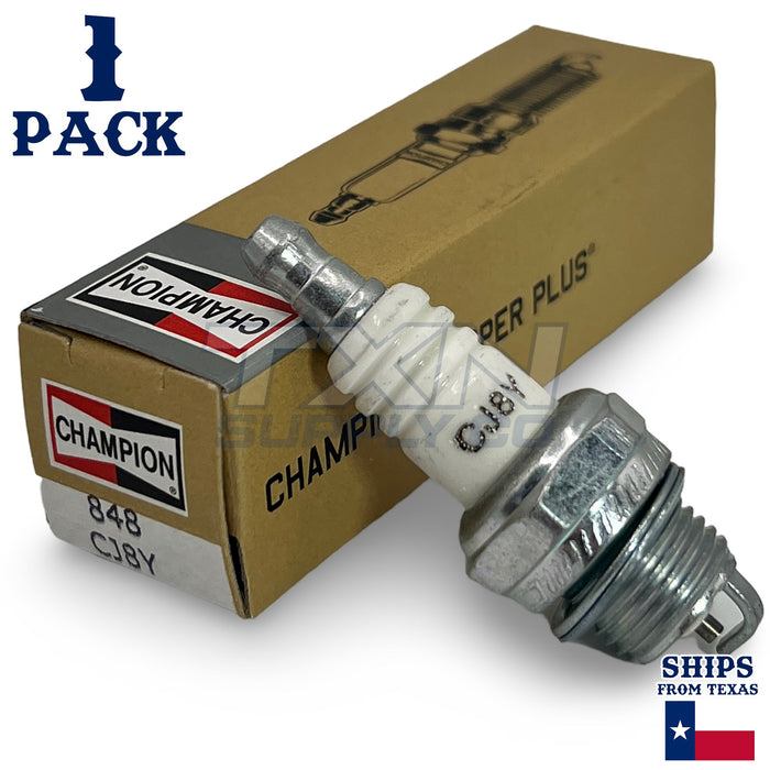 Champion 848 Copper Plus Spark Plug CJ8Y - 1 Pack