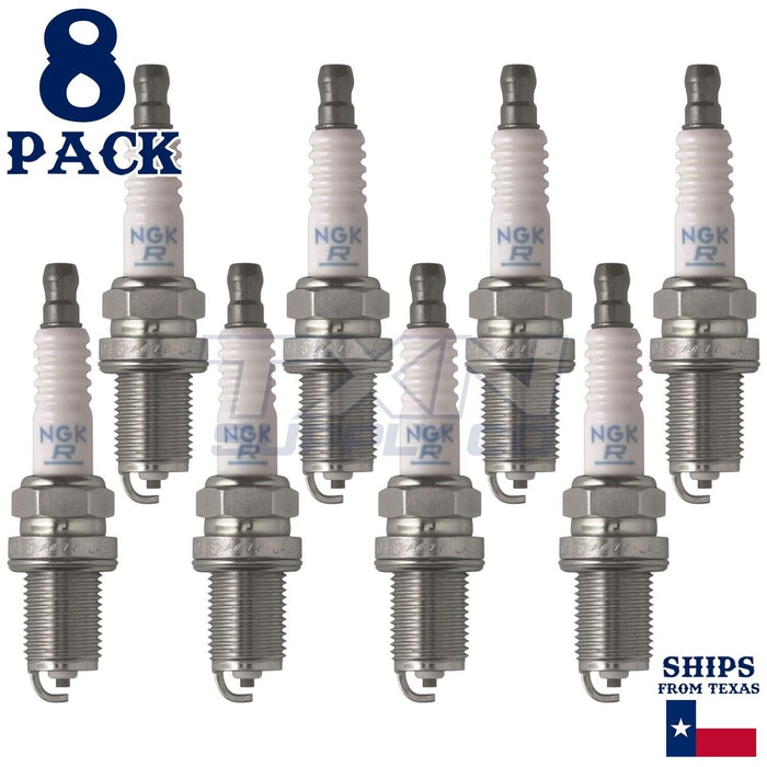 8 Pack NGK V-Power 4644 Spark Plugs BKR7E ps