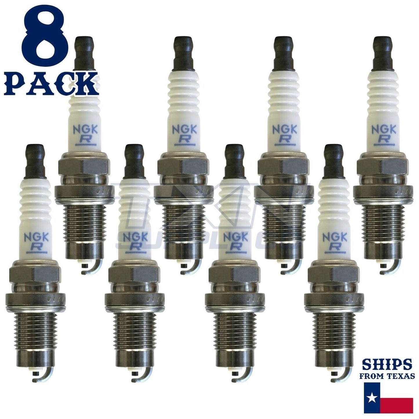 8 Pack NGK 1598 Spark Plugs FR2B-D ps