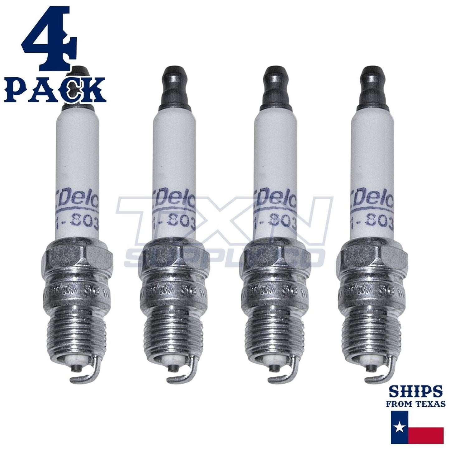 4 Pack GM ACDelco 41-803 Double Platinum Spark Plug 19308035 ps