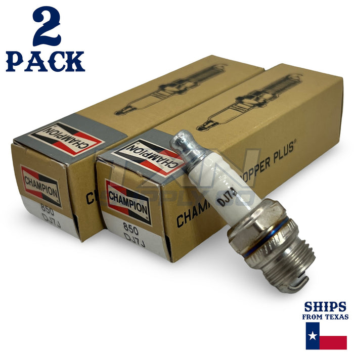 Champion 850 Copper Plus Spark Plug DJ7J - 2 Pack