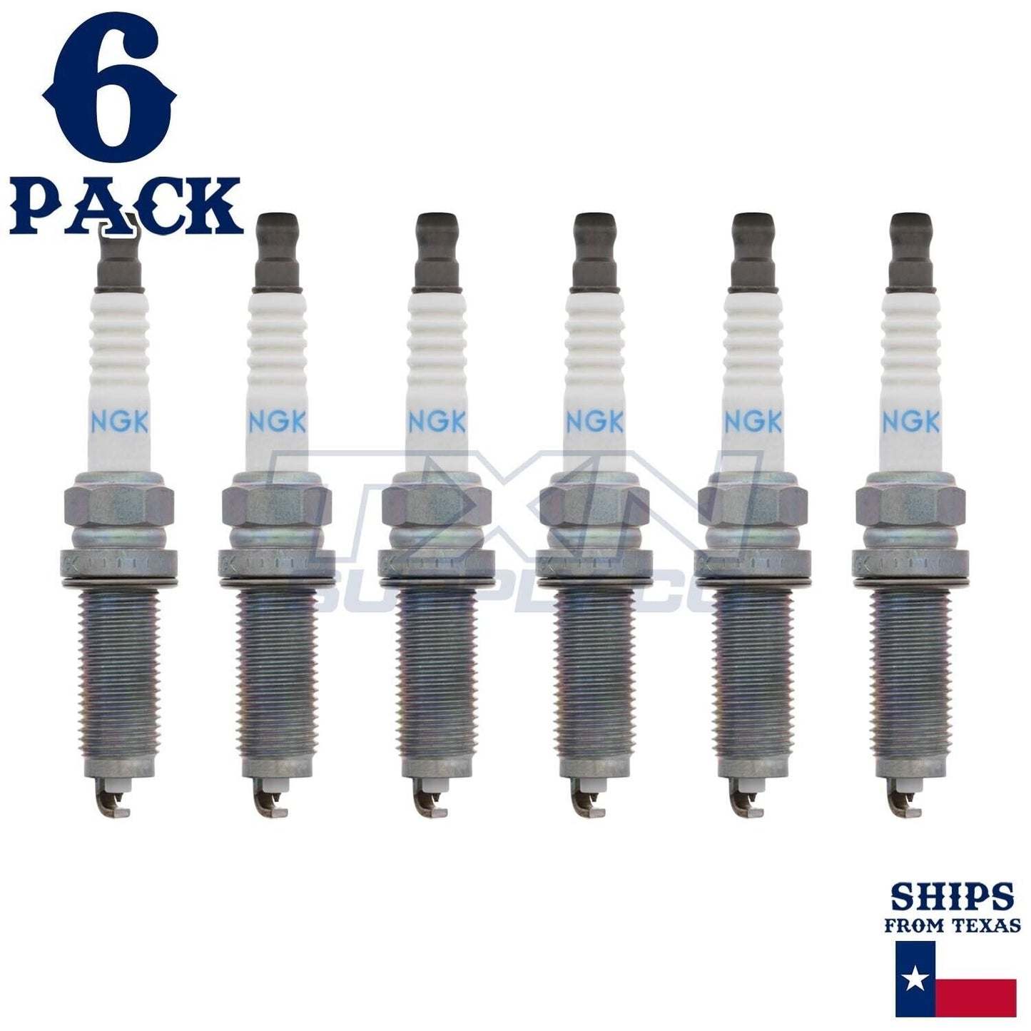 6 Pack NGK 95660 Spark Plugs ILZKAR8J8SY ps