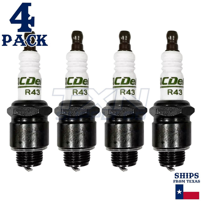 4 Pack Genuine GM ACDelco Spark Plugs R43 ps