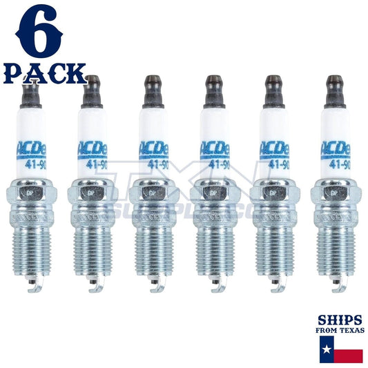 6 Pack GM ACDelco 41-902 Double Platinum Spark Plug 19300875