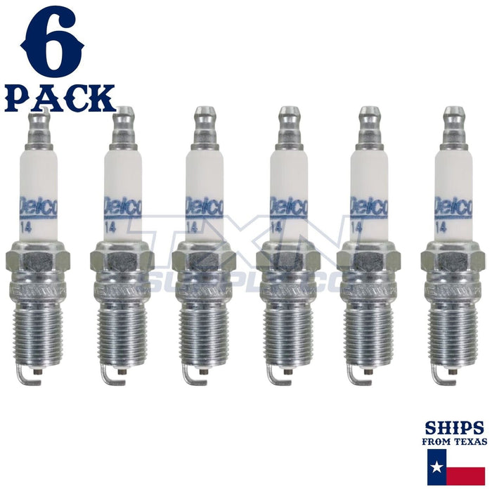 6 Pack GM ACDelco #14 RAPIDFIRE Platinum Spark Plugs 19308033