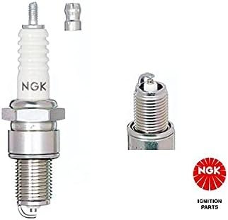 Genuine NGK BP6ES Spark Plug - silver/white