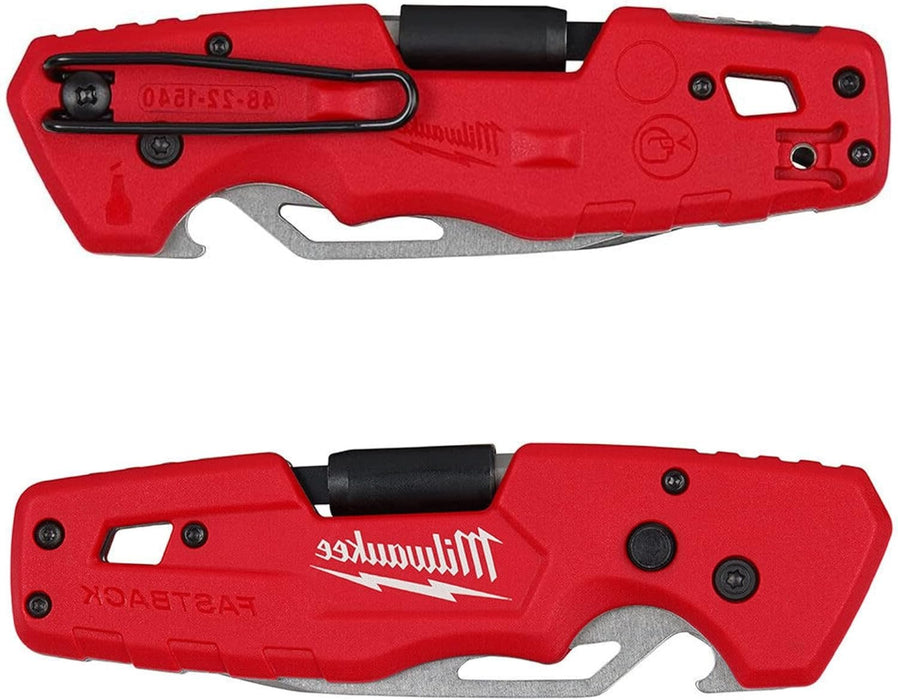 Milwaukee 48-22-1540 Fastback Folding Utility Knife w/Blade Multifunctionality