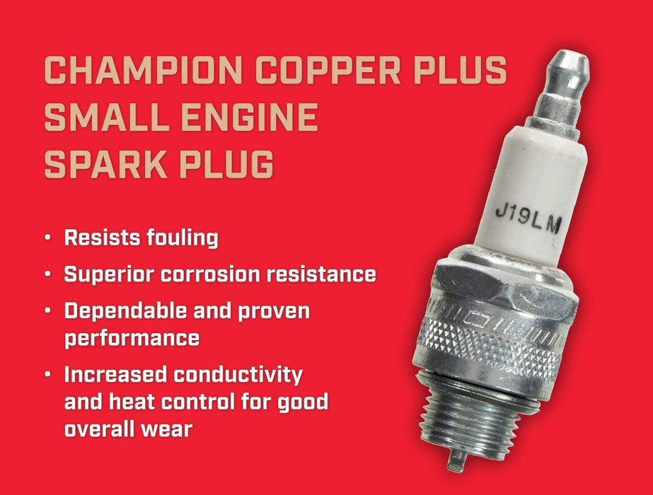 Champion 861 Copper Plus Spark Plug J19LM - 1 Pack