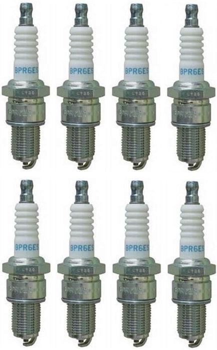 NGK (7131) BPR6ES Standard Spark Plug (8 Pack)
