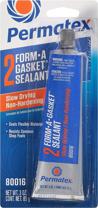 Permatex 80016 Form-A-Gasket #2 Sealant, 3 oz. , Blue