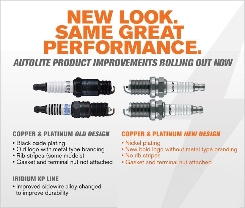 Autolite 25 Copper Core Spark Plugs - 4 Pack