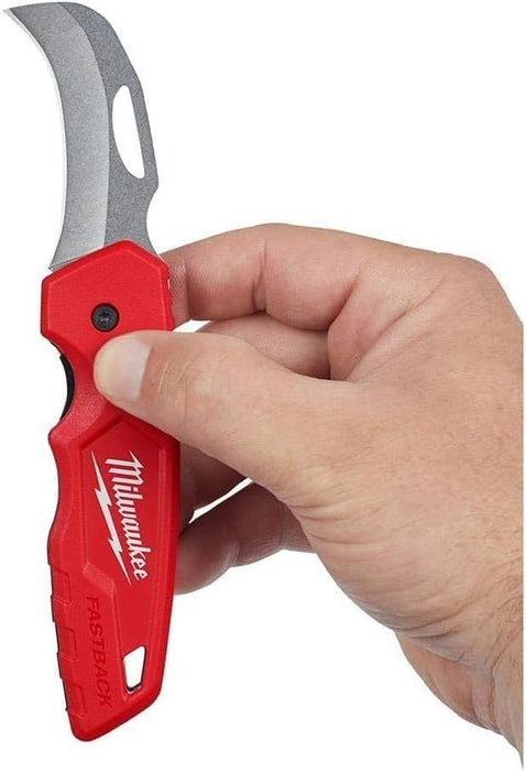 MILWAUKEE'S Tool 48-22-1525 Fastback Hawkbill Folding Knife