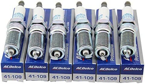 ACDelco 41-109 Iridium Spark Plug - 6 Pack - 12622561 For GMC Chevy Cadillac 3.0L 3.6L