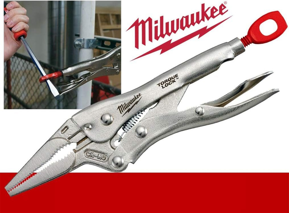 Milwaukee 48-22-3509 9-In Torque Lock Long Nose Locking Pliers