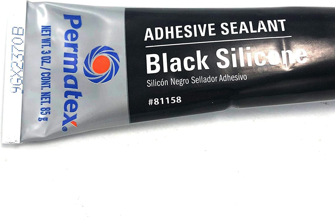 Permatex 81158 Black RTV Silicone Sealant. 3 oz.