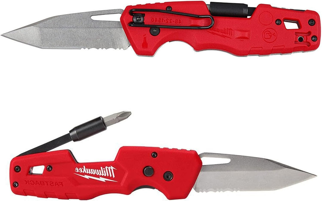 Milwaukee 48-22-1540 Fastback Folding Utility Knife w/Blade Multifunctionality